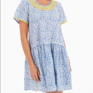 Tuckernuck pink city prints Paros dress in lulu M